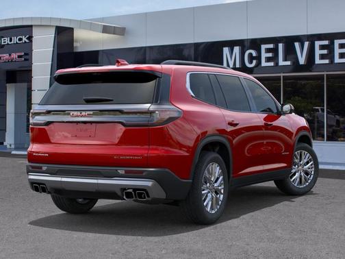 Red 2026 GMC Acadia Elevation