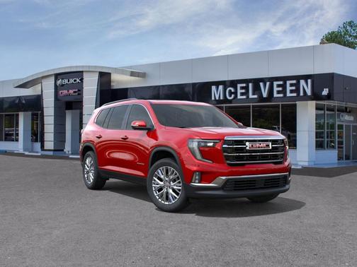 Red 2026 GMC Acadia Elevation