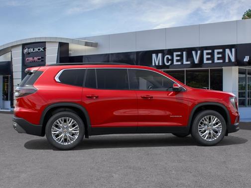 Red 2026 GMC Acadia Elevation