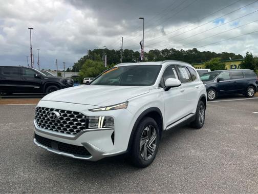 Quartz White 2021 Hyundai SANTA FE SEL
