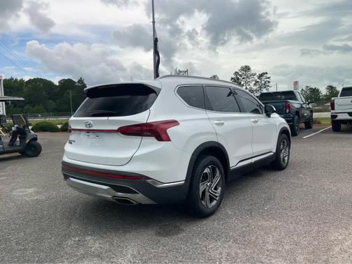 Quartz White 2021 Hyundai SANTA FE SEL