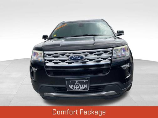 Shadow Black 2018 Ford Explorer XLT