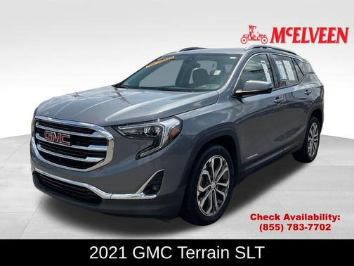 Steel Metallic 2021 GMC Terrain SLT
