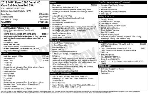 2018 GMC Sierra 2500 Denali