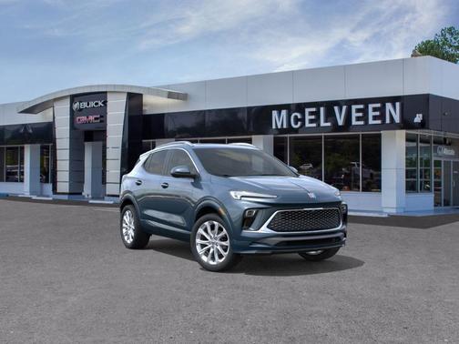 Blue 2026 Buick Encore GX Avenir
