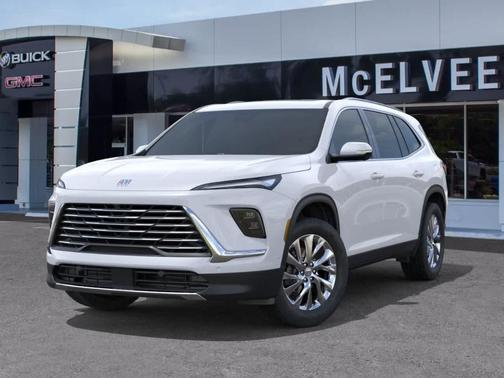 White Tri-Coat 2026 Buick Enclave Preferred