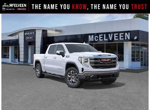 Glacier White 2026 GMC Sierra 1500 SLT