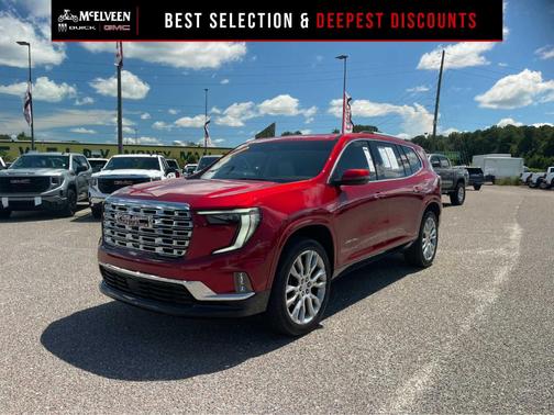 Volcanic Red 2024 GMC Acadia Denali