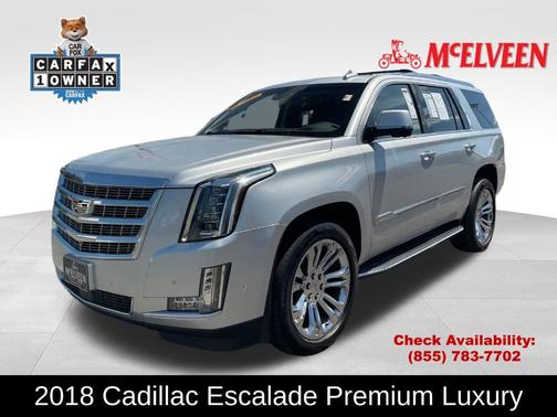 Radiant Silver Metallic 2018 Cadillac Escalade Premium Luxury