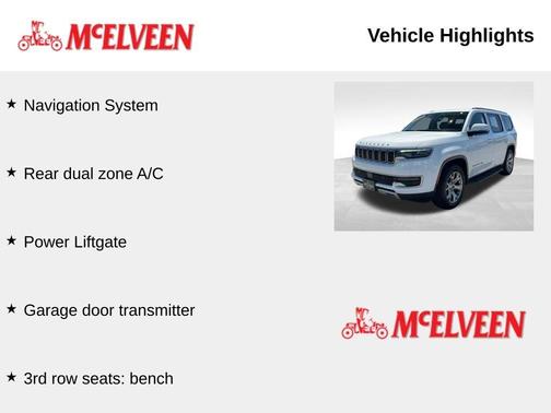 Bright White Clearcoat 2022 Jeep Wagoneer Series II