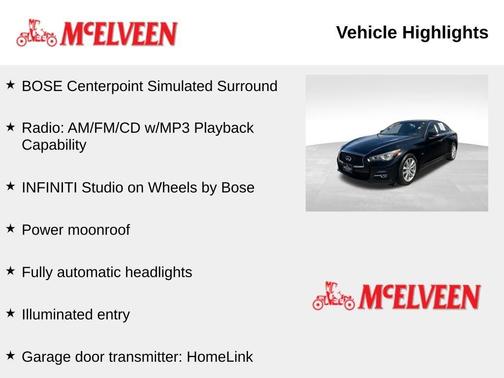 Black Obsidian 2017 INFINITI Q50 3.0T Premium