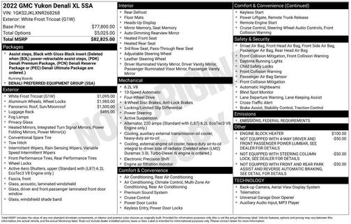 2022 GMC Yukon XL Denali