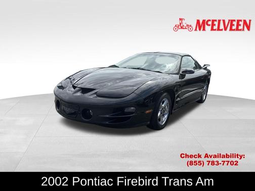 Black 2002 Pontiac Firebird Trans Am