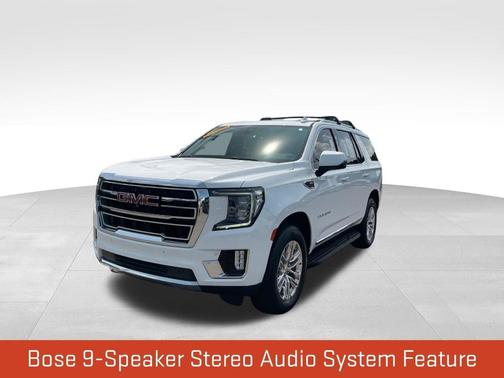 Summit White 2022 GMC Yukon SLT