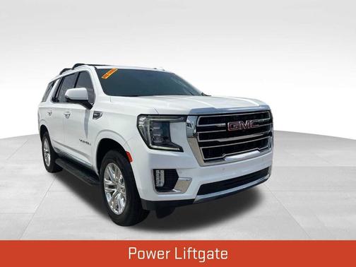 Summit White 2022 GMC Yukon SLT