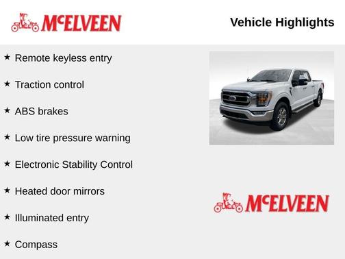 Oxford White 2022 Ford F-150 XLT