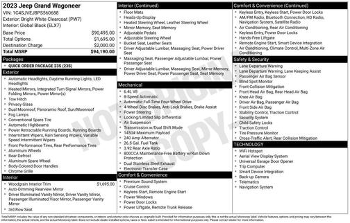 2023 Jeep Grand Wagoneer Base