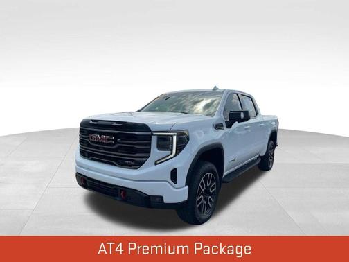 Summit White 2025 GMC Sierra 1500 AT4