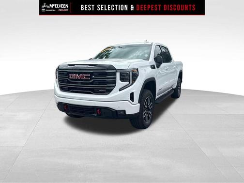 Summit White 2025 GMC Sierra 1500 AT4