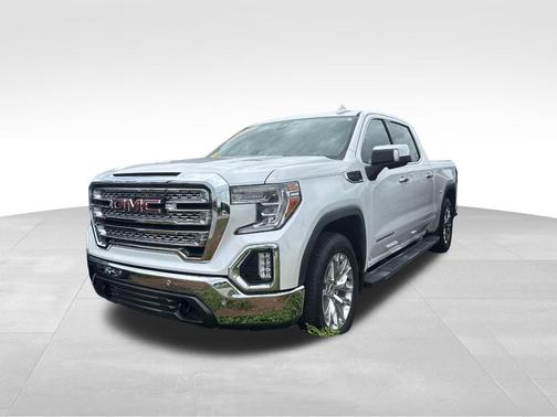 White Frost Tri-Coat 2020 GMC Sierra 1500 SLT