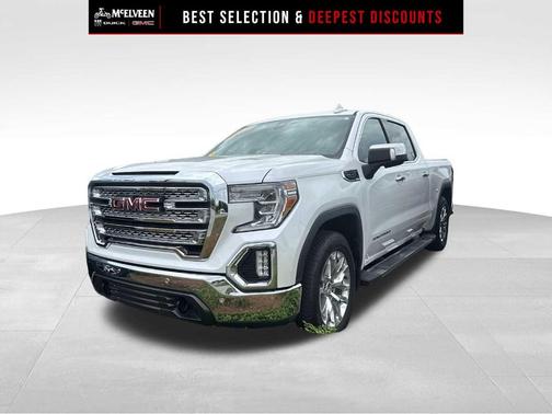White Frost Tri-Coat 2020 GMC Sierra 1500 SLT