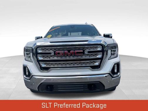 White Frost Tri-Coat 2020 GMC Sierra 1500 SLT