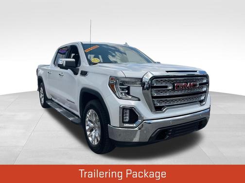 White Frost Tri-Coat 2020 GMC Sierra 1500 SLT
