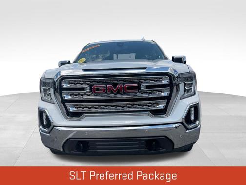 White Frost Tri-Coat 2020 GMC Sierra 1500 SLT