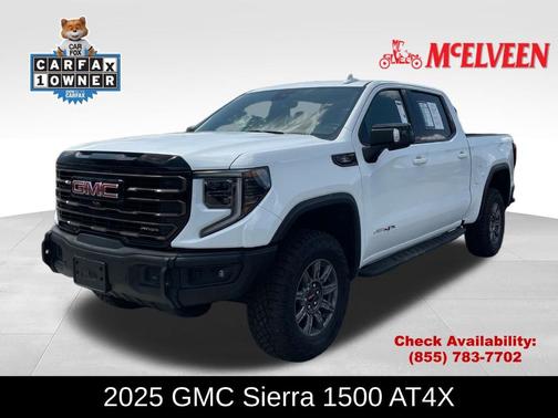 Summit White 2025 GMC Sierra 1500 AT4X