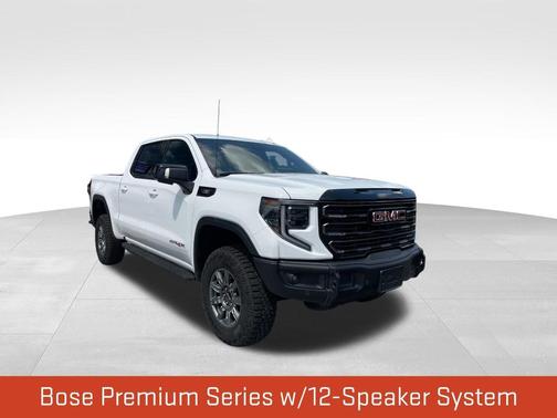 Summit White 2025 GMC Sierra 1500 AT4X