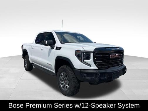 Summit White 2025 GMC Sierra 1500 AT4X