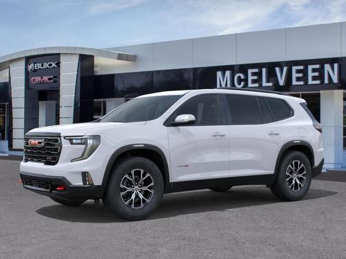 White 2026 GMC Acadia AT4