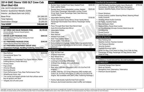 2014 GMC Sierra 1500 SLT