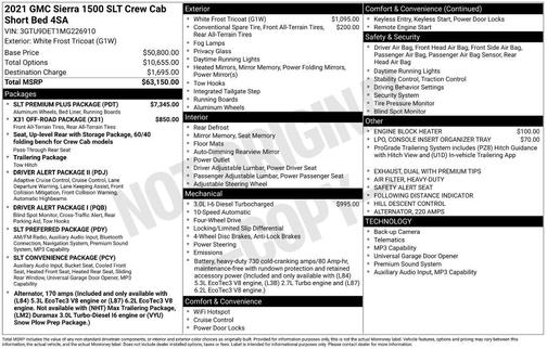 2021 GMC Sierra 1500 SLT