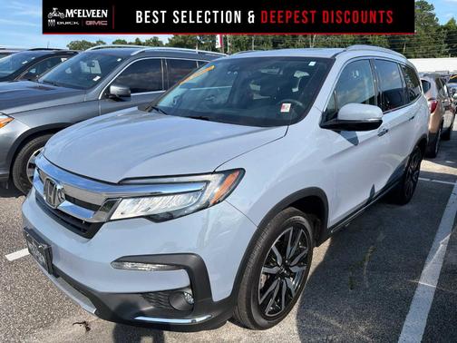Sonic Gray Pearl 2022 Honda Pilot Elite