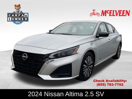 Brilliant Silver Metallic 2024 Nissan Altima 2.5 SV