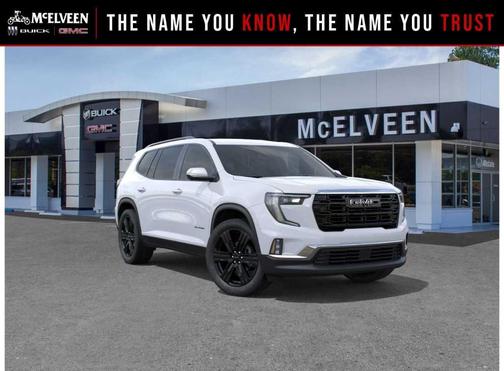 Glacier White 2026 GMC Acadia Elevation