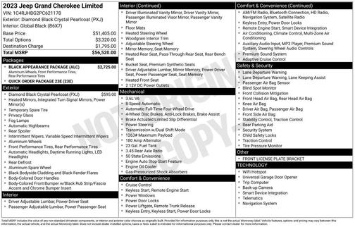 2023 Jeep Grand Cherokee Limited