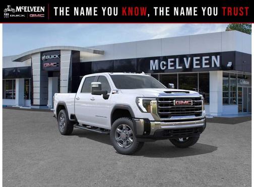 Glacier White 2026 GMC Sierra 2500 SLT