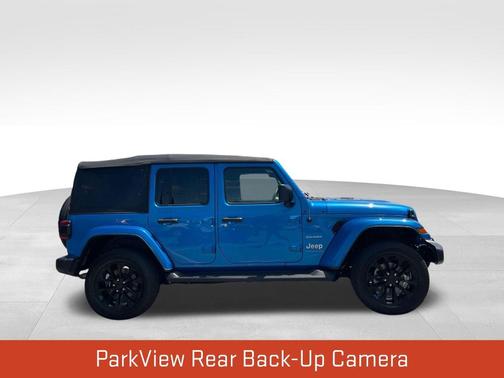 Hydro Blue Pearlcoat 2023 Jeep Wrangler 4xe Sahara