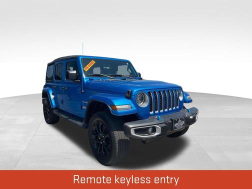 Hydro Blue Pearlcoat 2023 Jeep Wrangler 4xe Sahara