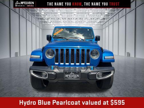Hydro Blue Pearlcoat 2023 Jeep Wrangler 4xe Sahara