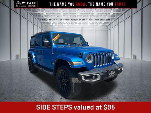 Hydro Blue Pearlcoat 2023 Jeep Wrangler 4xe Sahara