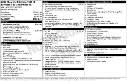 2017 Chevrolet Silverado 1500 1LT