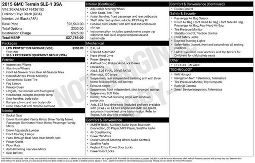 2015 GMC Terrain SLE-1