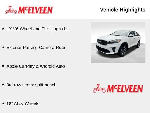 Snow White Pearl 2020 Kia Sorento LX V6