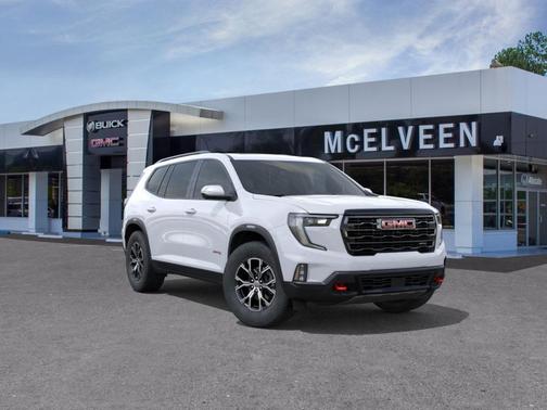 White 2026 GMC Acadia AT4