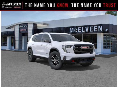 Summit White 2026 GMC Acadia AT4