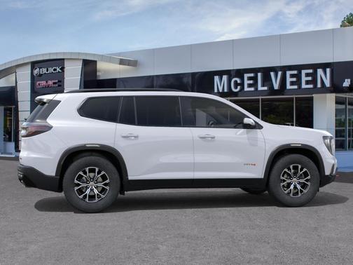 White 2026 GMC Acadia AT4