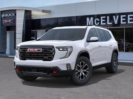White 2026 GMC Acadia AT4